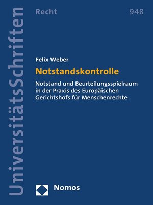 cover image of Notstandskontrolle